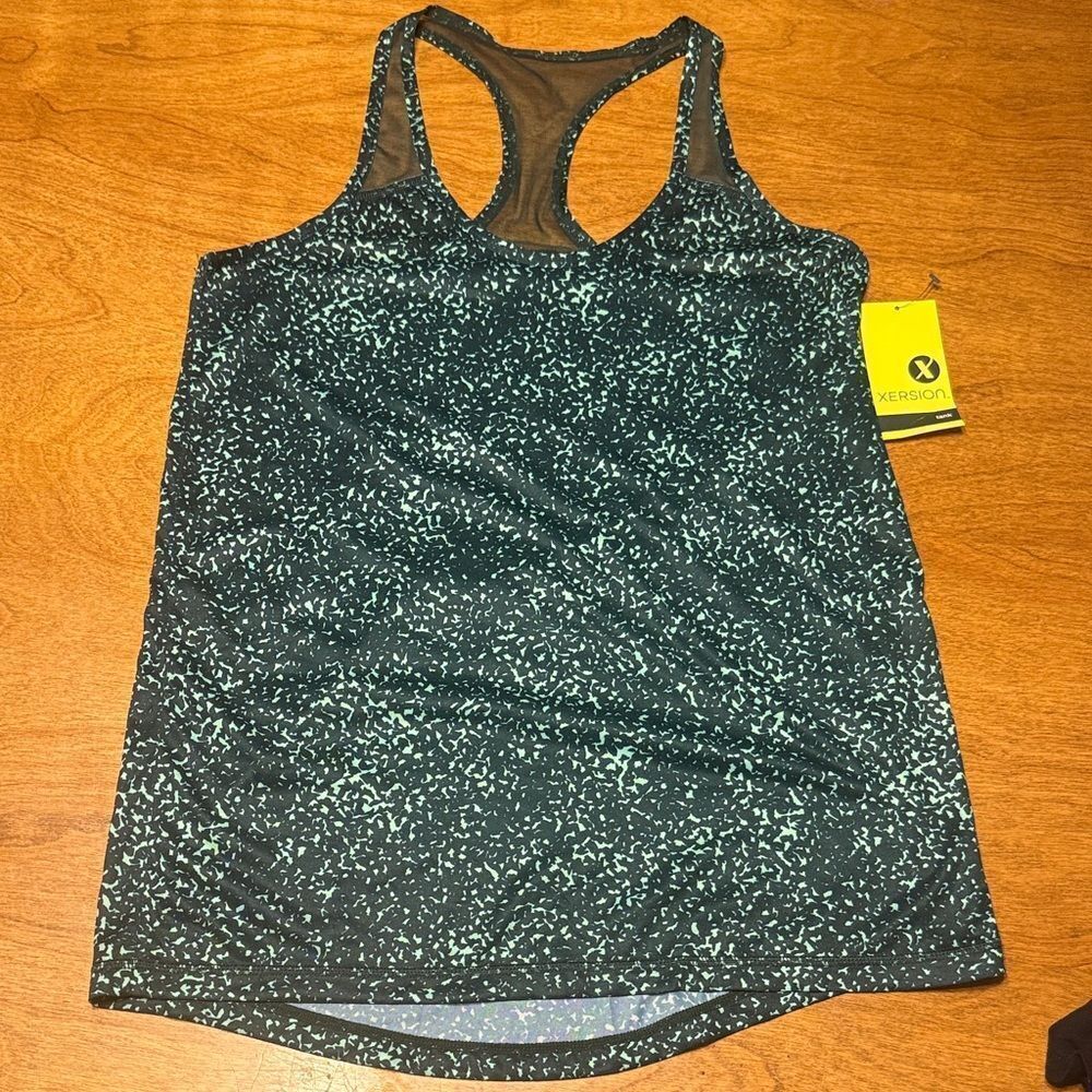 Xersion Women's Speckled Pine Mint Tank